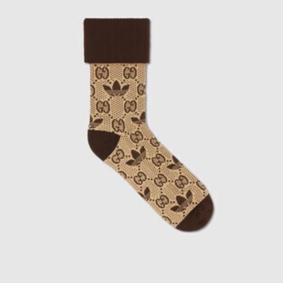 Gucci X Adidas GG Monogram Trefoil Socks 🔥🔥👀👀👀 - Picture 5 of 10